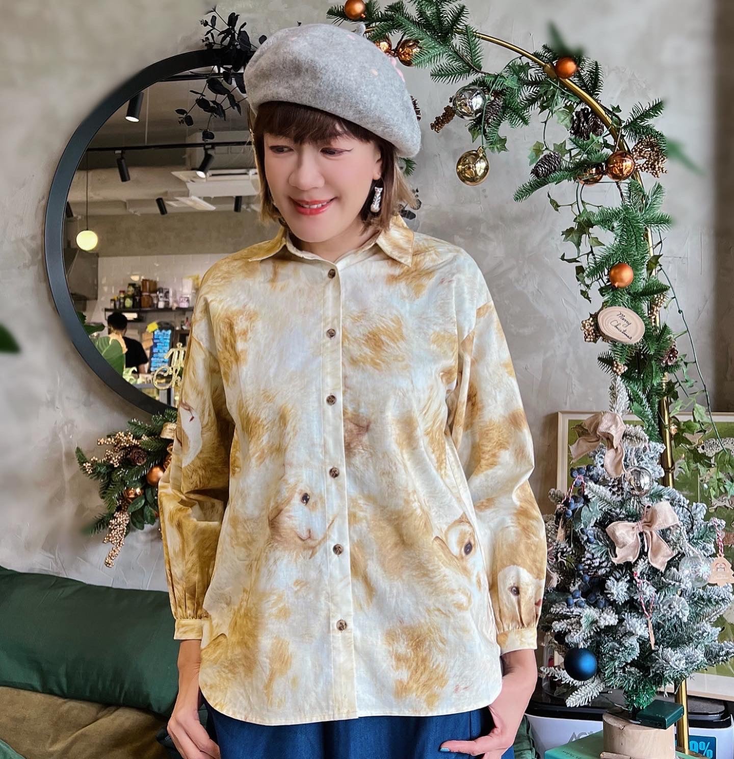 Realistic Rabbit Loose Fit Shirt