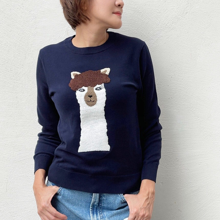 Curly pullover (100% cotton)