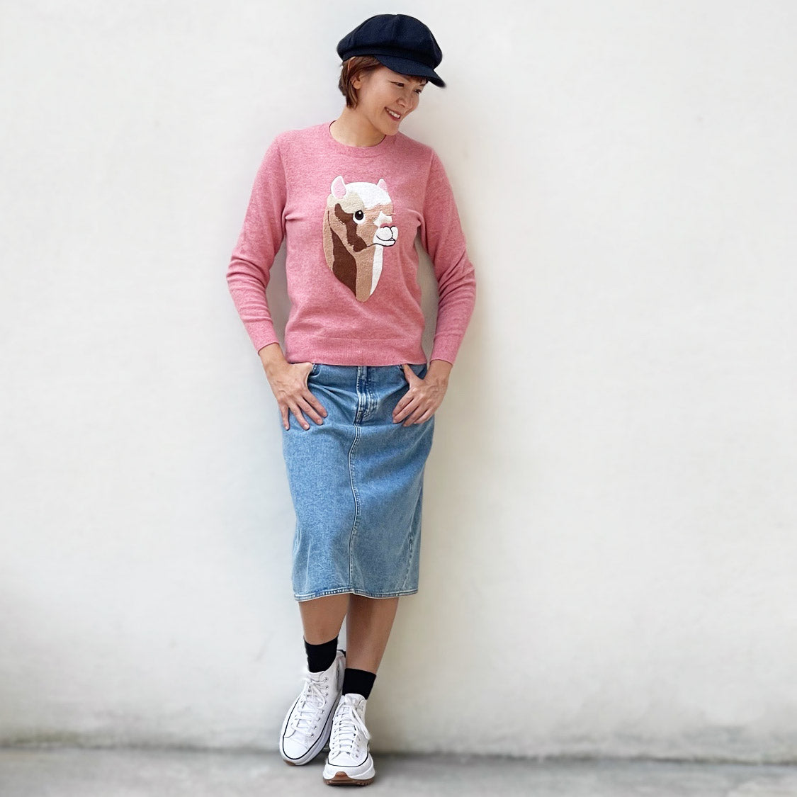 Sleepy alpaca wool pullover
