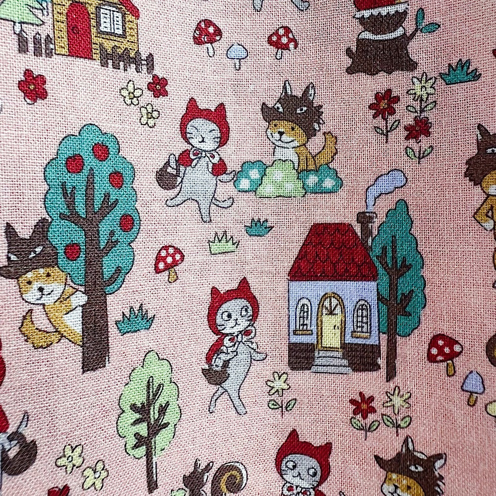 Cat Little Red Riding Hood 3D Cutting Shirt