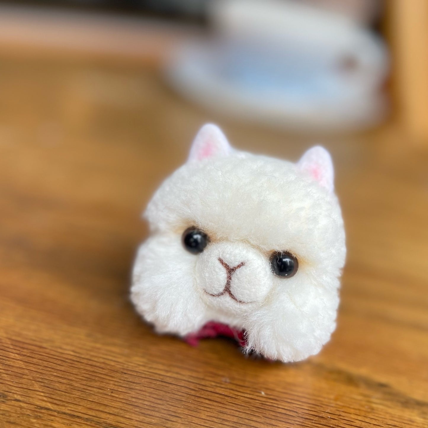 Alpaca head handmade accessory
