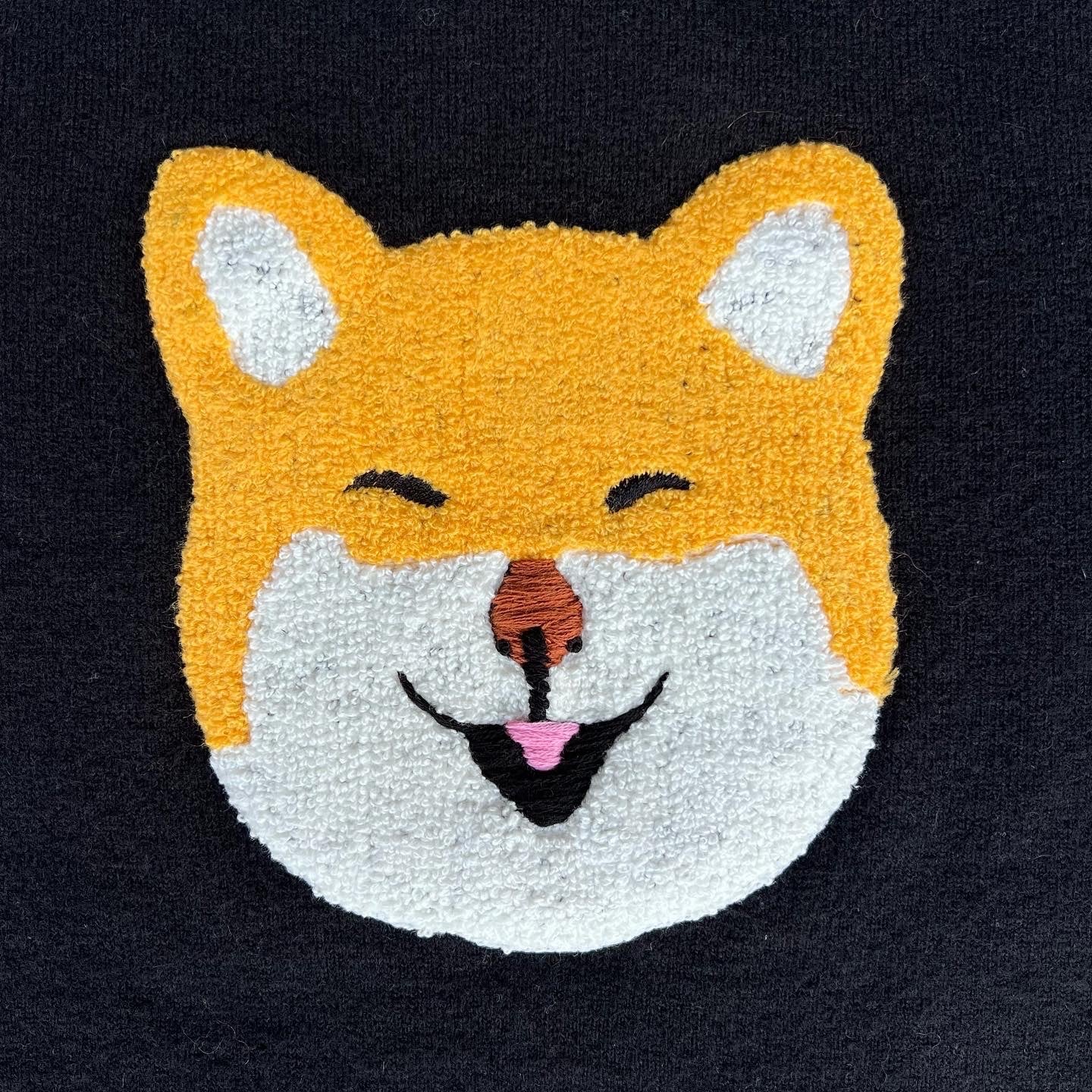 Happy Shiba Wool Sweater