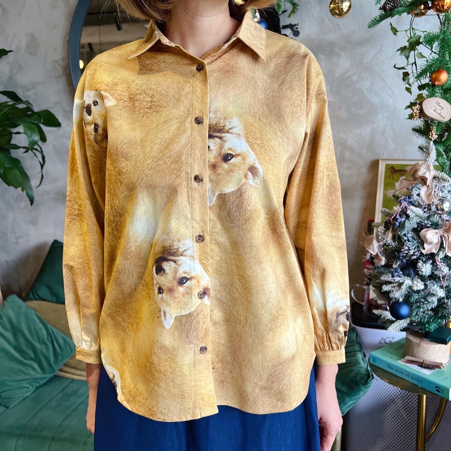 Realistic Shiba Loose Fit Shirt