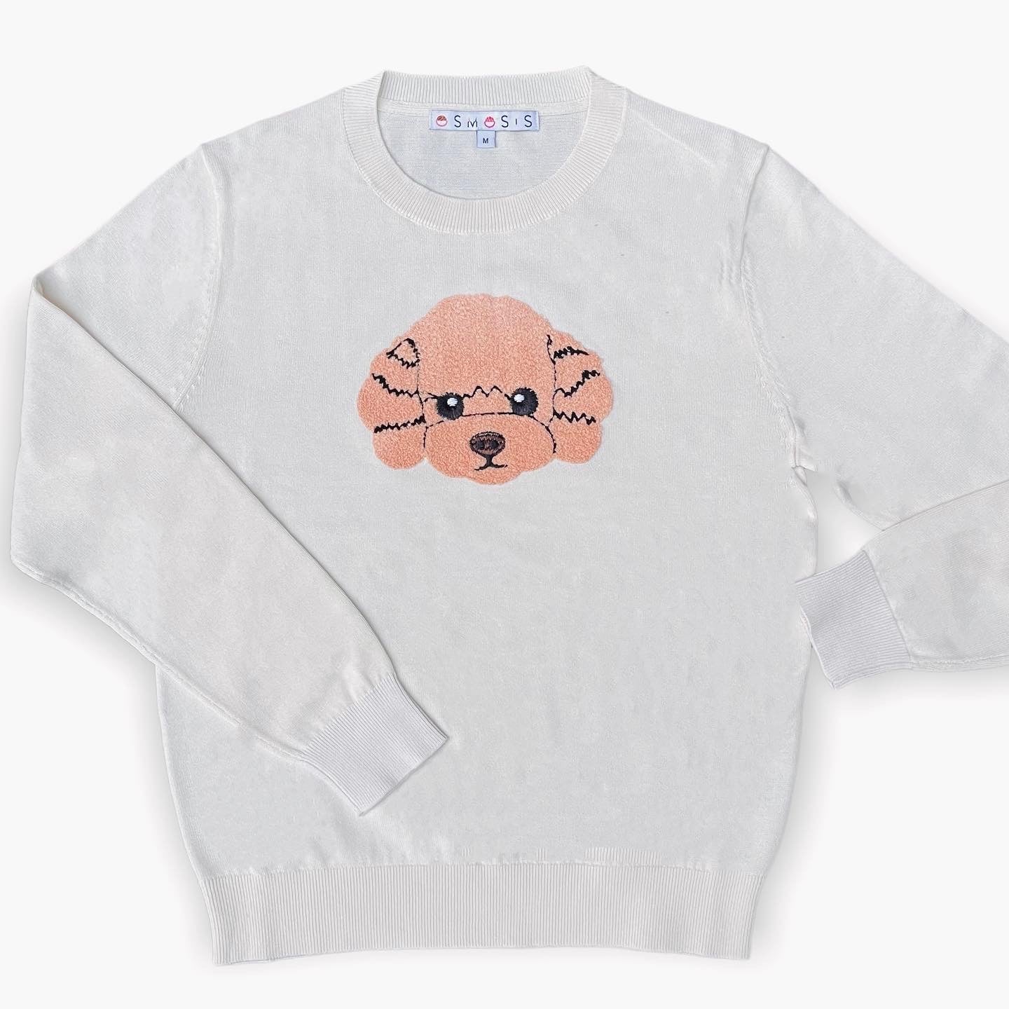 Poodle Embroidery Sweater