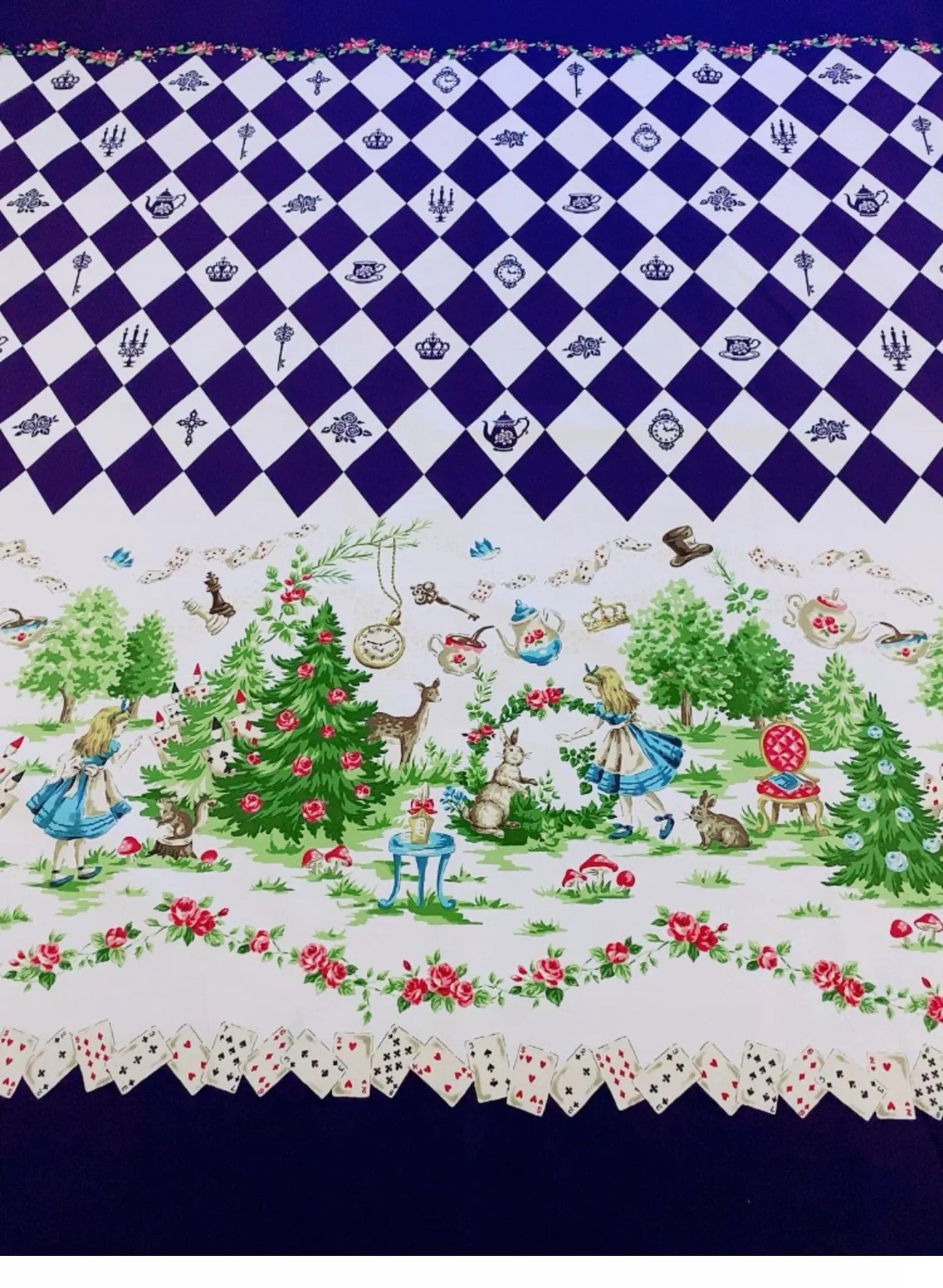 Alice in the wonderland midi skirt