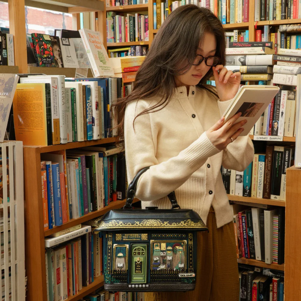Between the Covers Bookbinders Shopper Bag