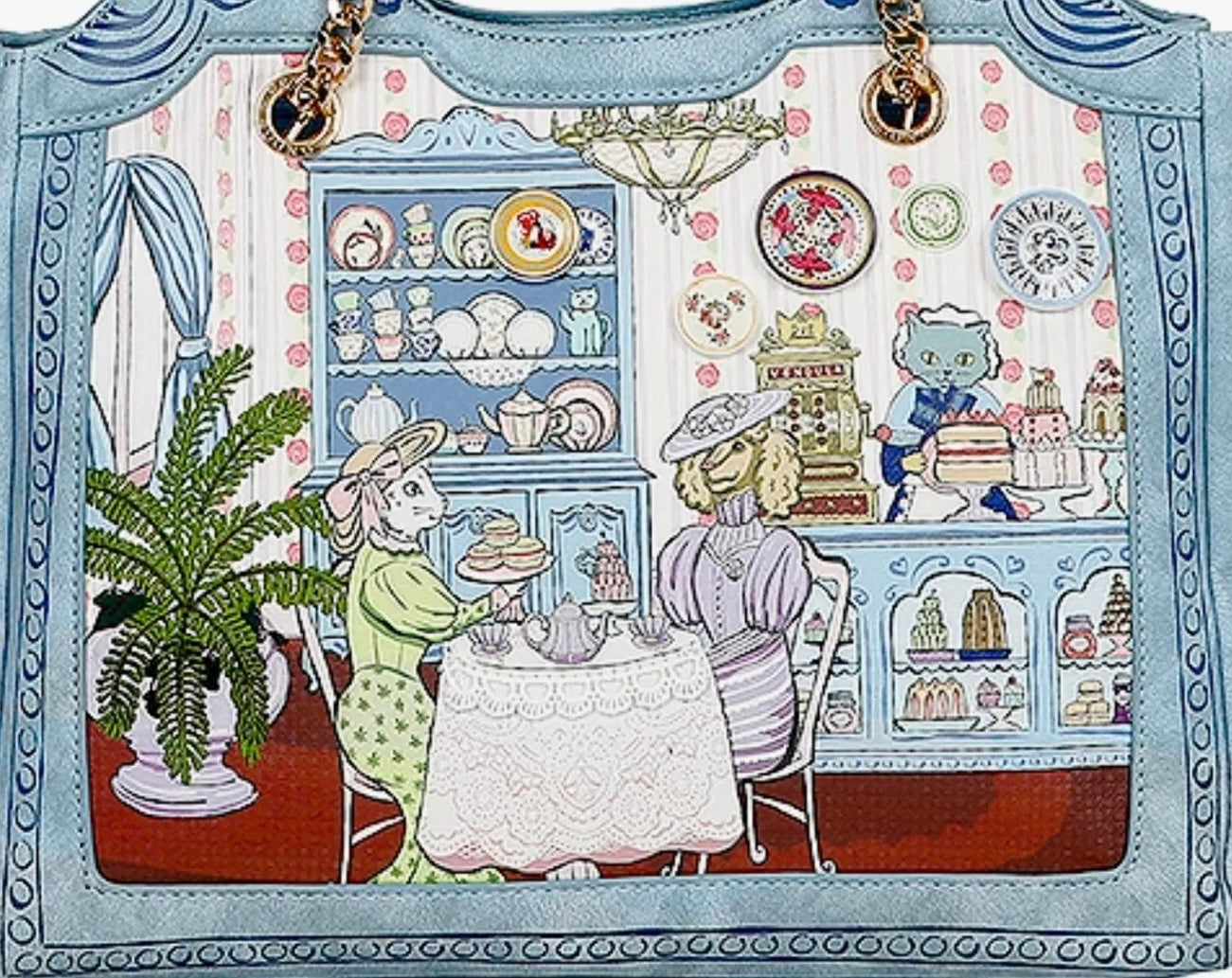 Victorian tea room sienna bag