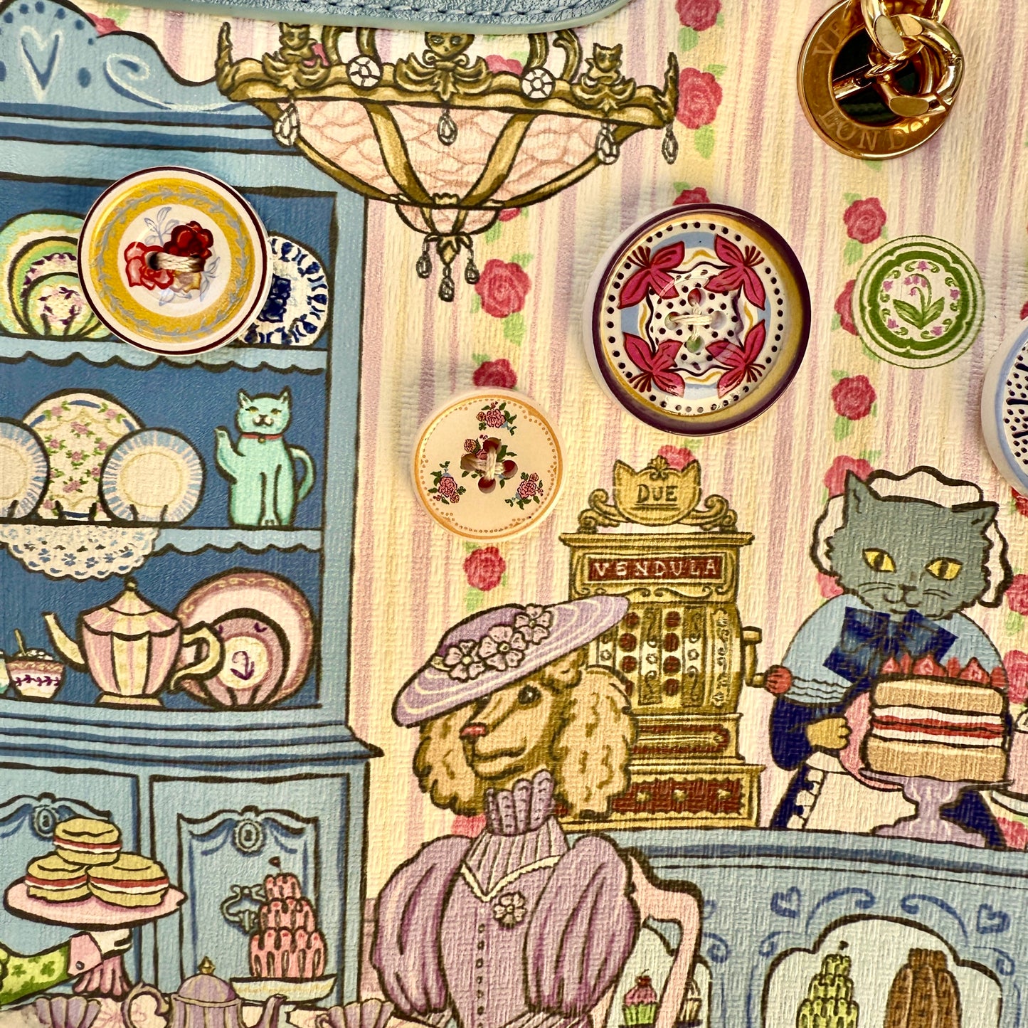 Victorian tea room sienna bag