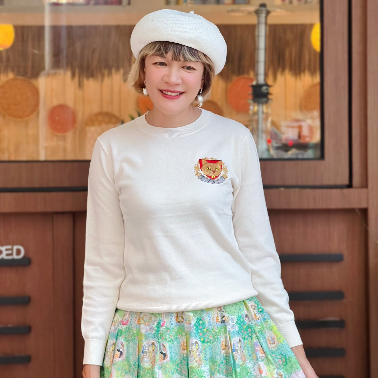 Cat headmaster sweater