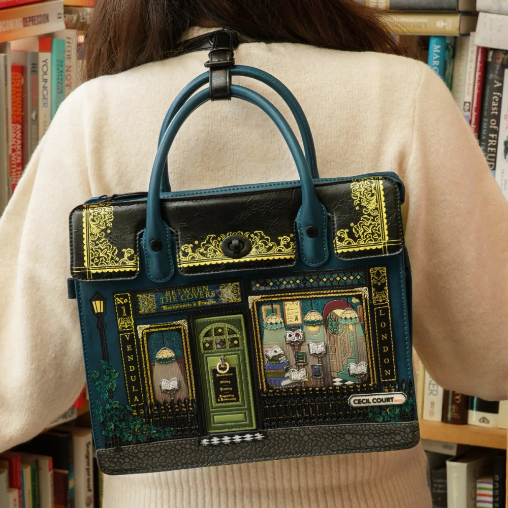 BETWEEN THE COVERS BOOKBINDERS HARRIET BACKPACK