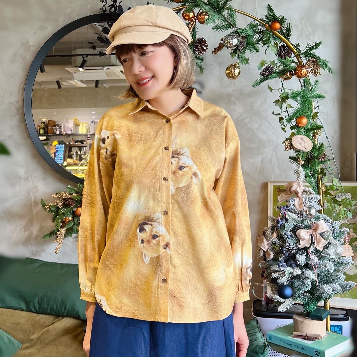 Realistic Shiba Loose Fit Shirt