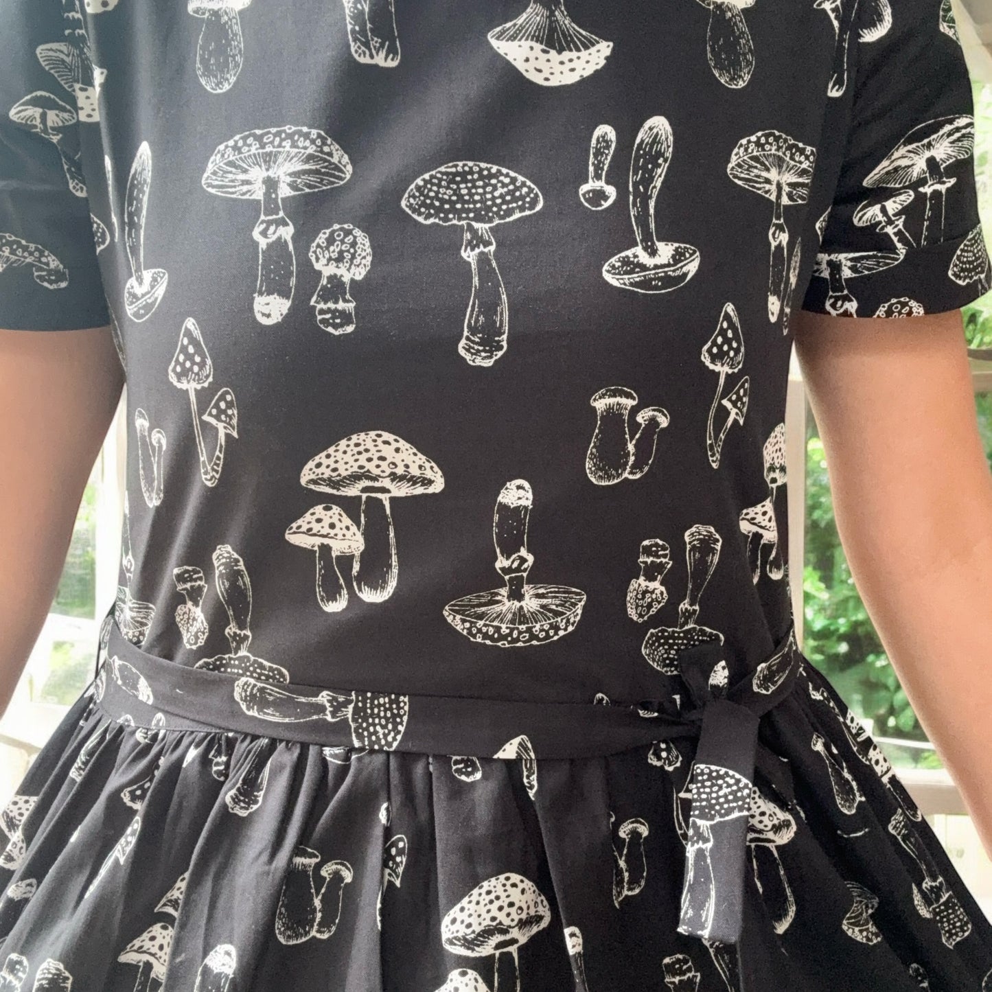 Mushroom pattern one piece