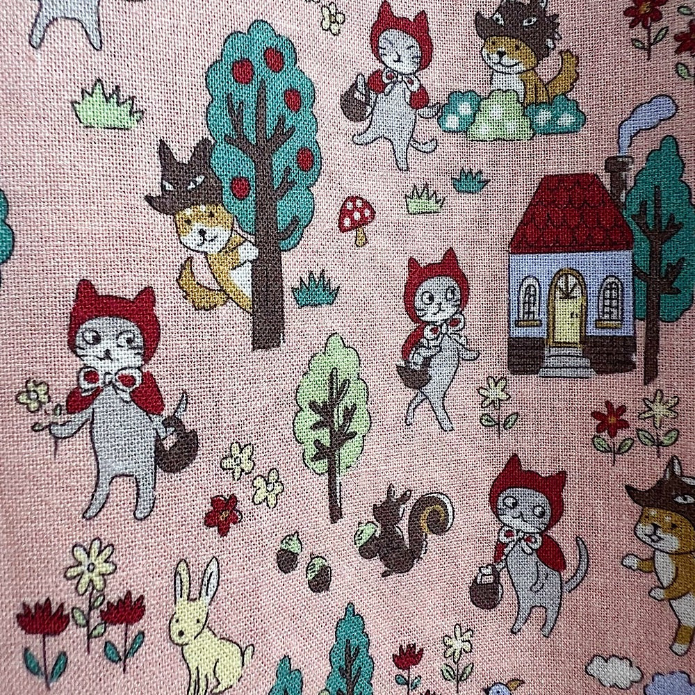 Cat Little Red Riding Hood 3D Cutting Shirt