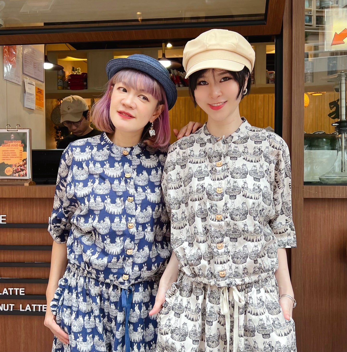 Animal tea party top