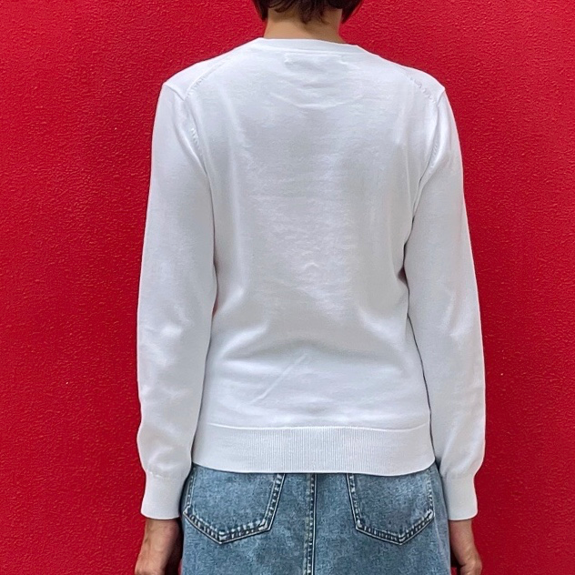 Tuxedo cotton pullover