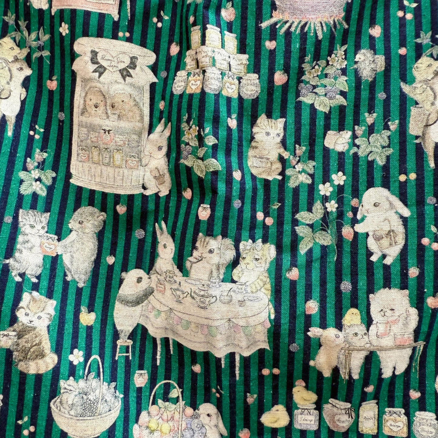 Animal on the forest midi skirt
