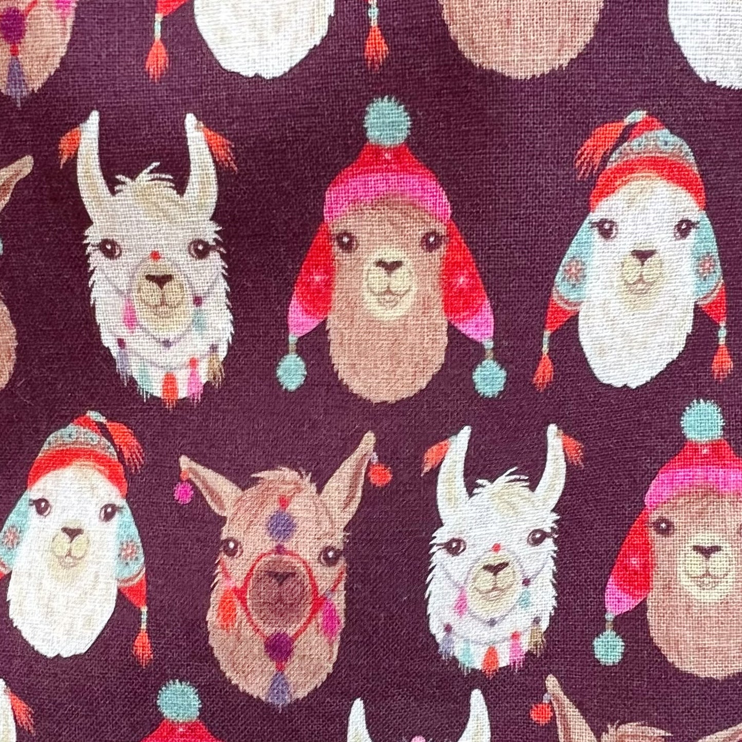 Lovely Alpaca head pattern one piece