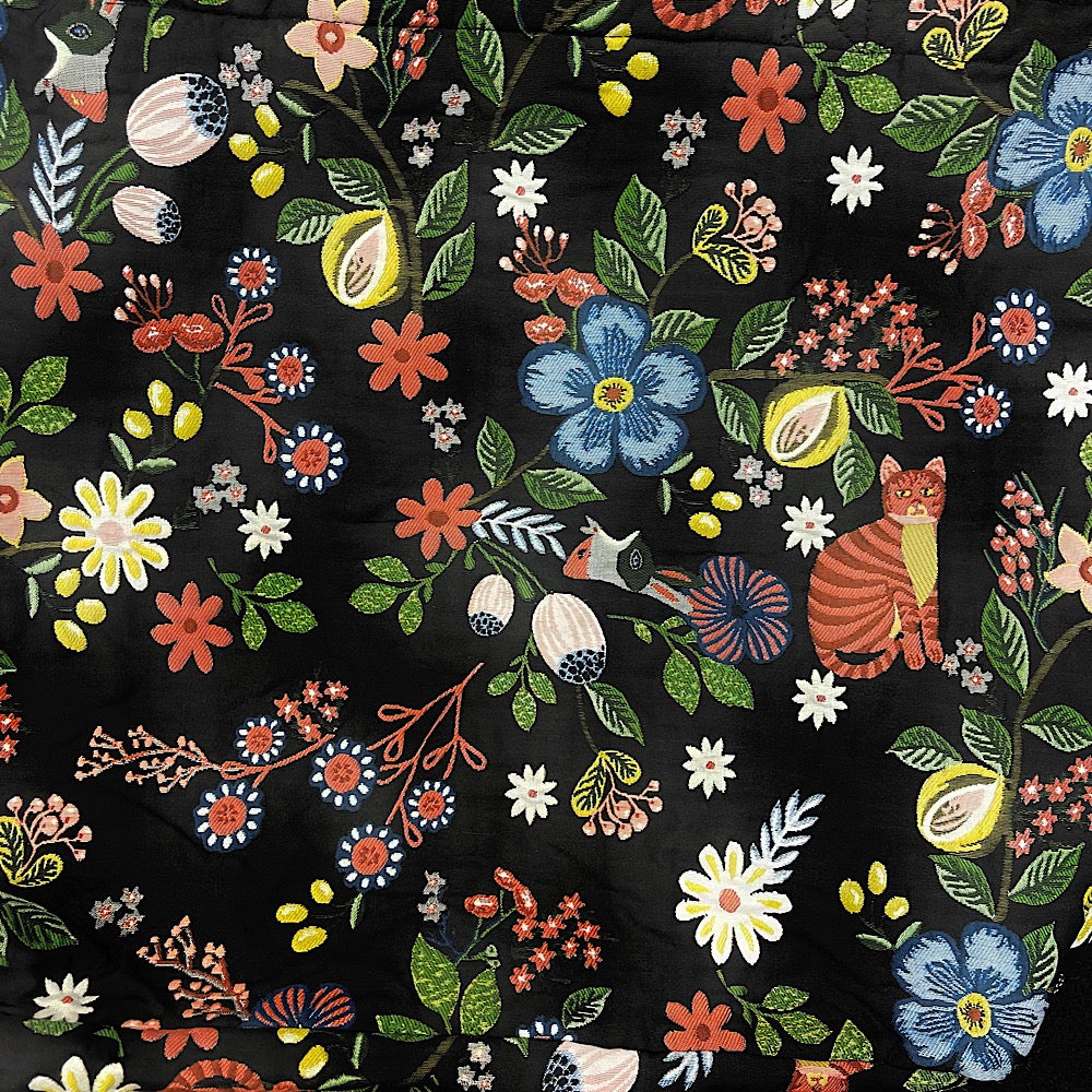 Cat And Floral Japanese Style Bag