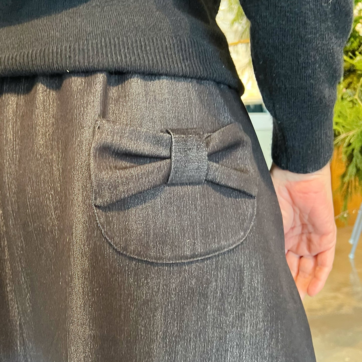 Kimono cat embroidery skirt pants