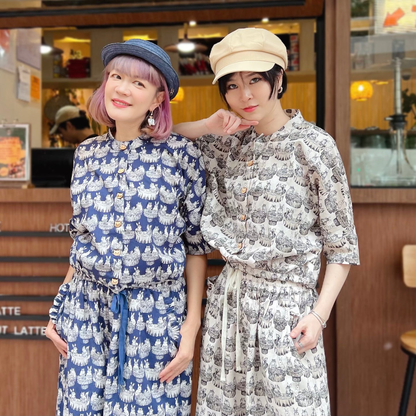 Animal tea party top