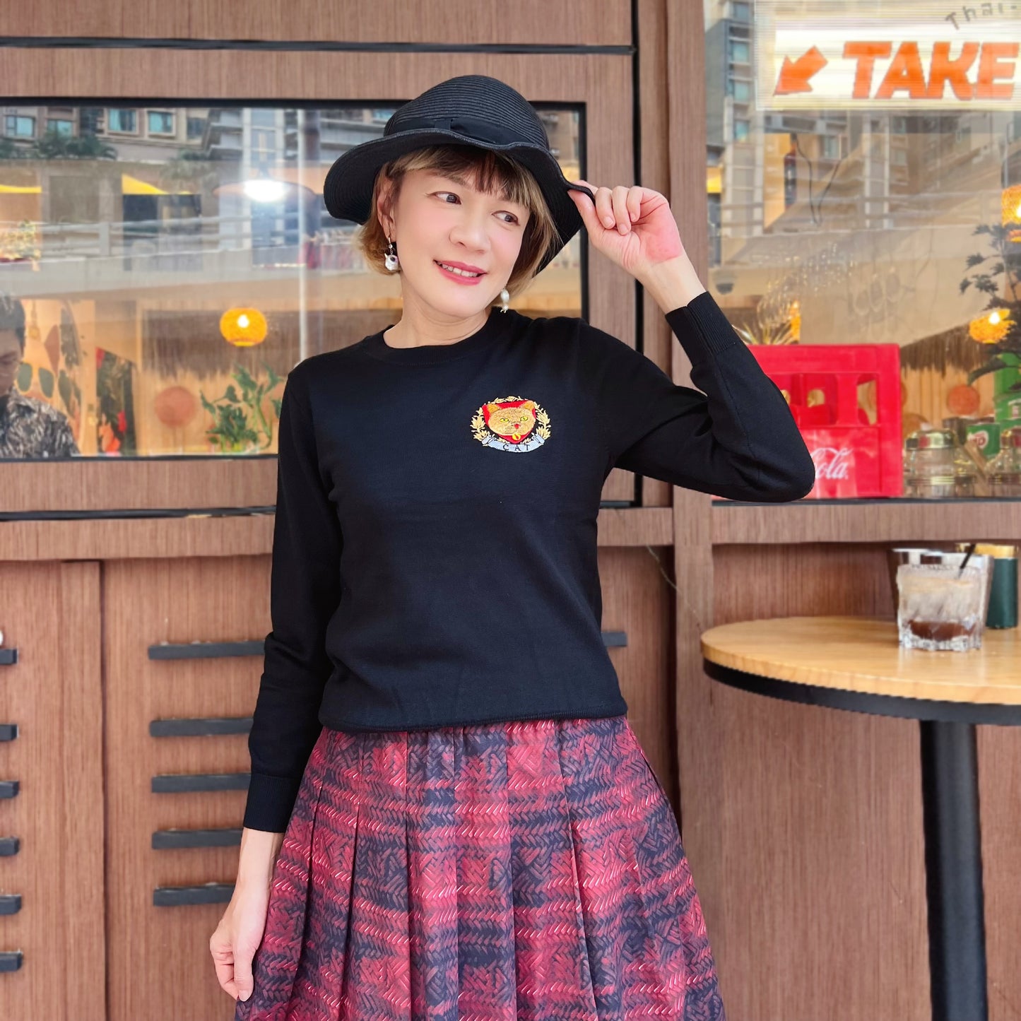 Cat headmaster sweater