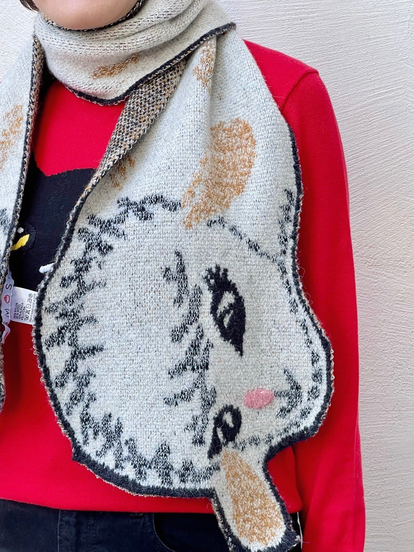 Dotty Lamb Scarf