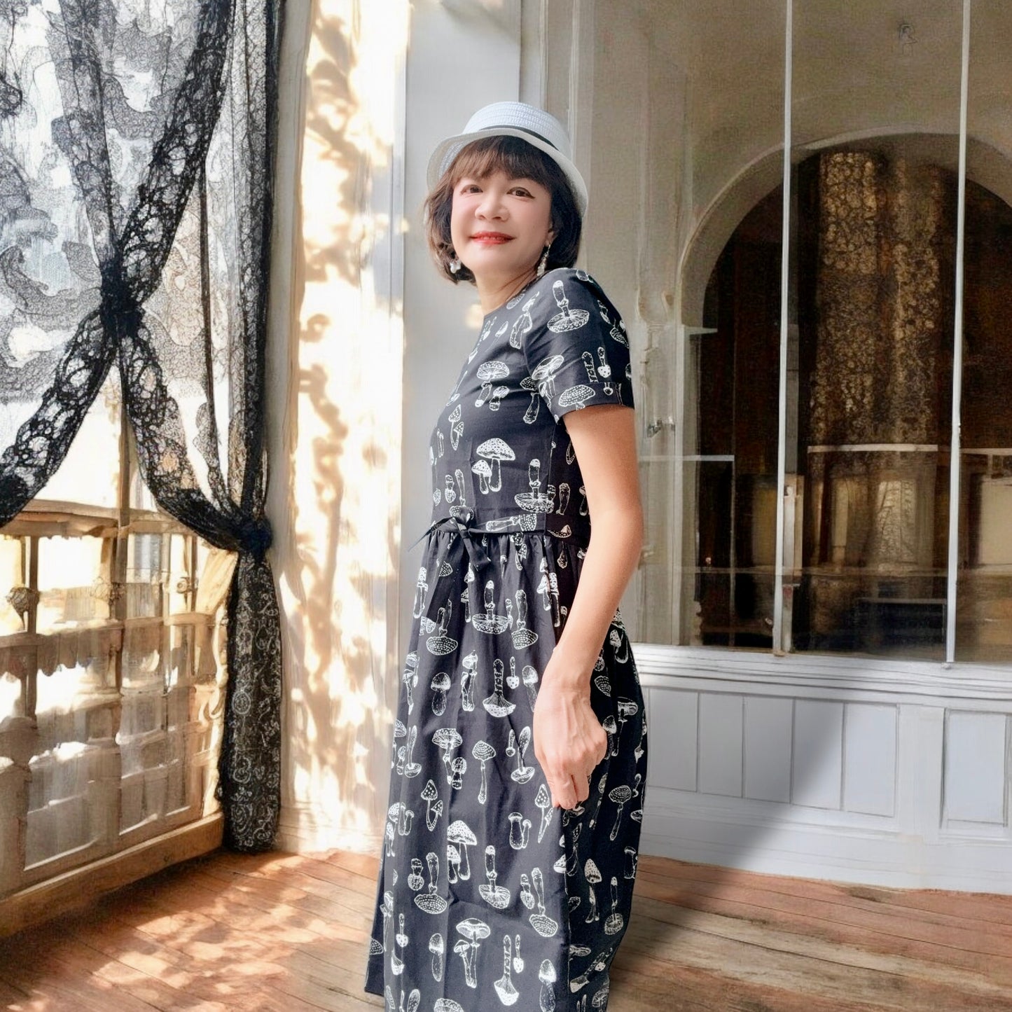 Mushroom pattern one piece