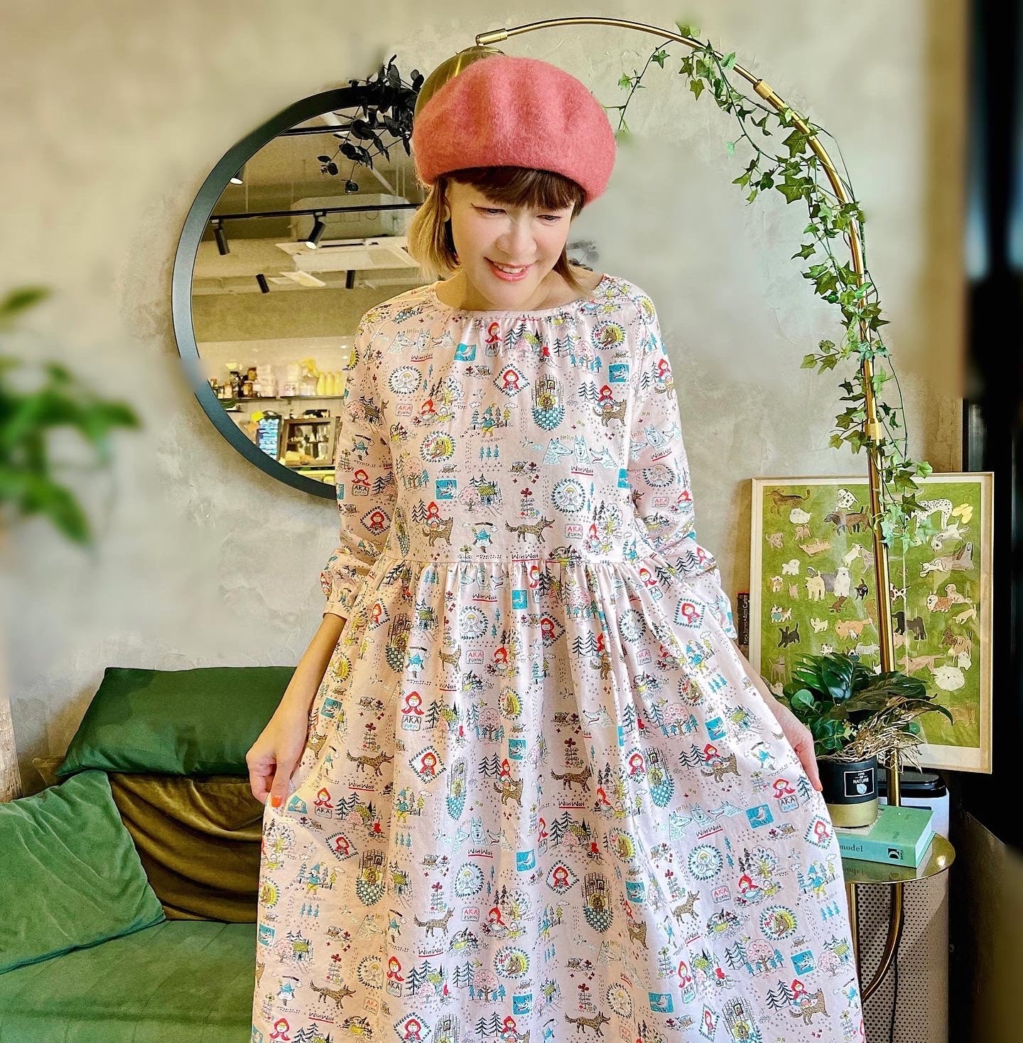 Little Red Riding Hood Loose Fit Dress