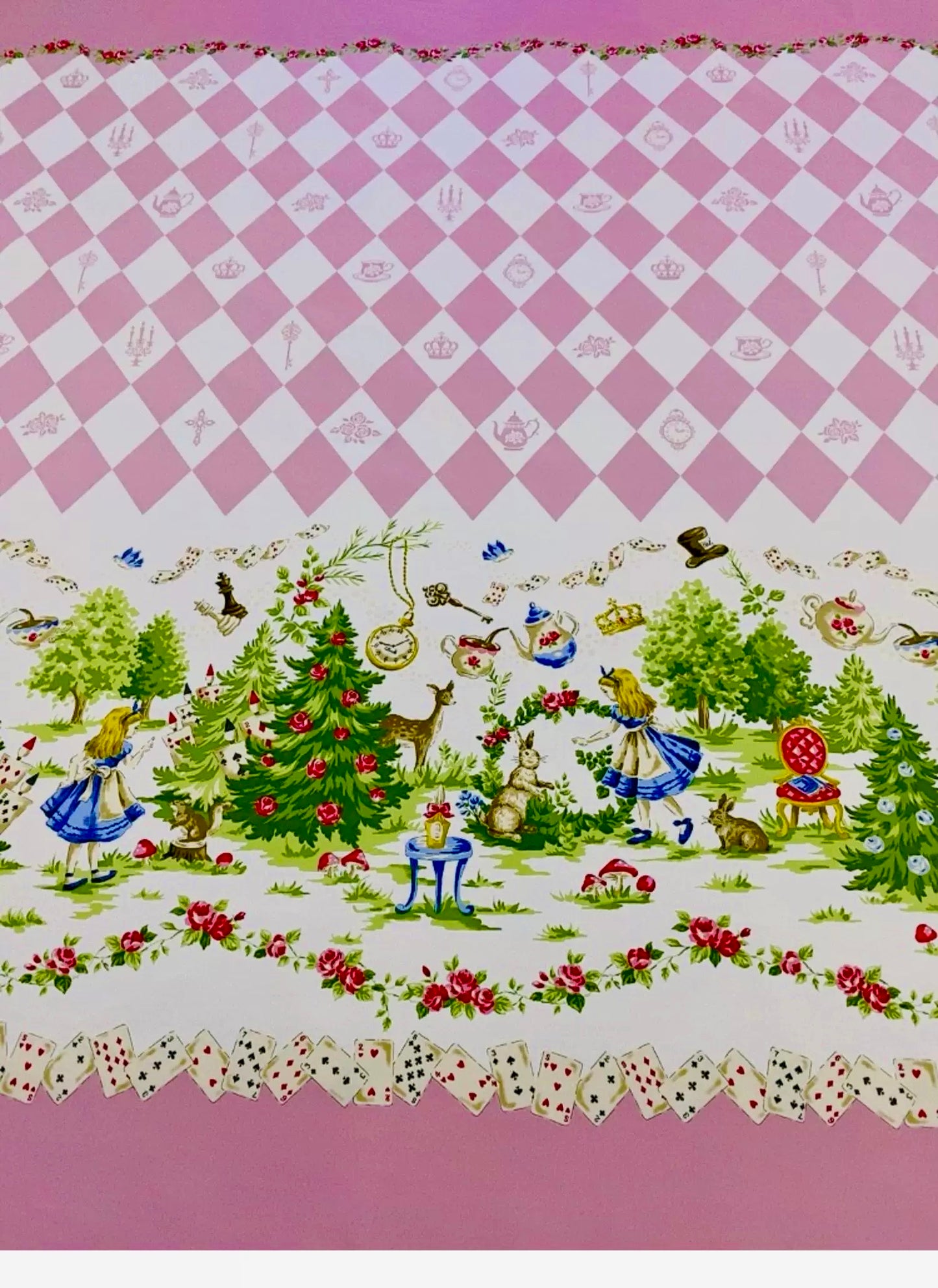 Alice in the wonderland midi skirt