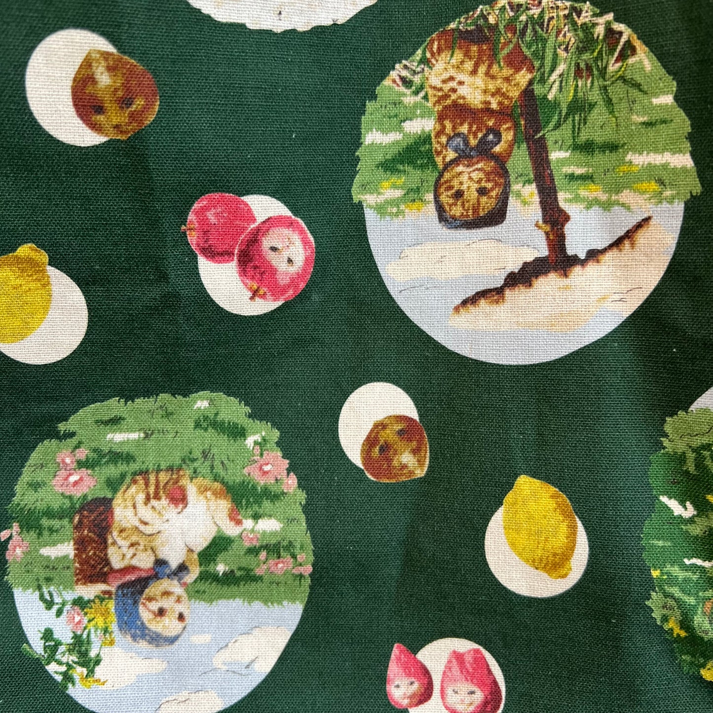 Picnic cats midi skirt