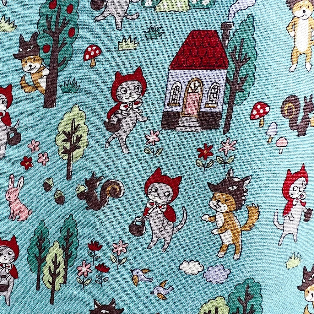 Cat Little Red Riding Hood 3D Cutting Shirt
