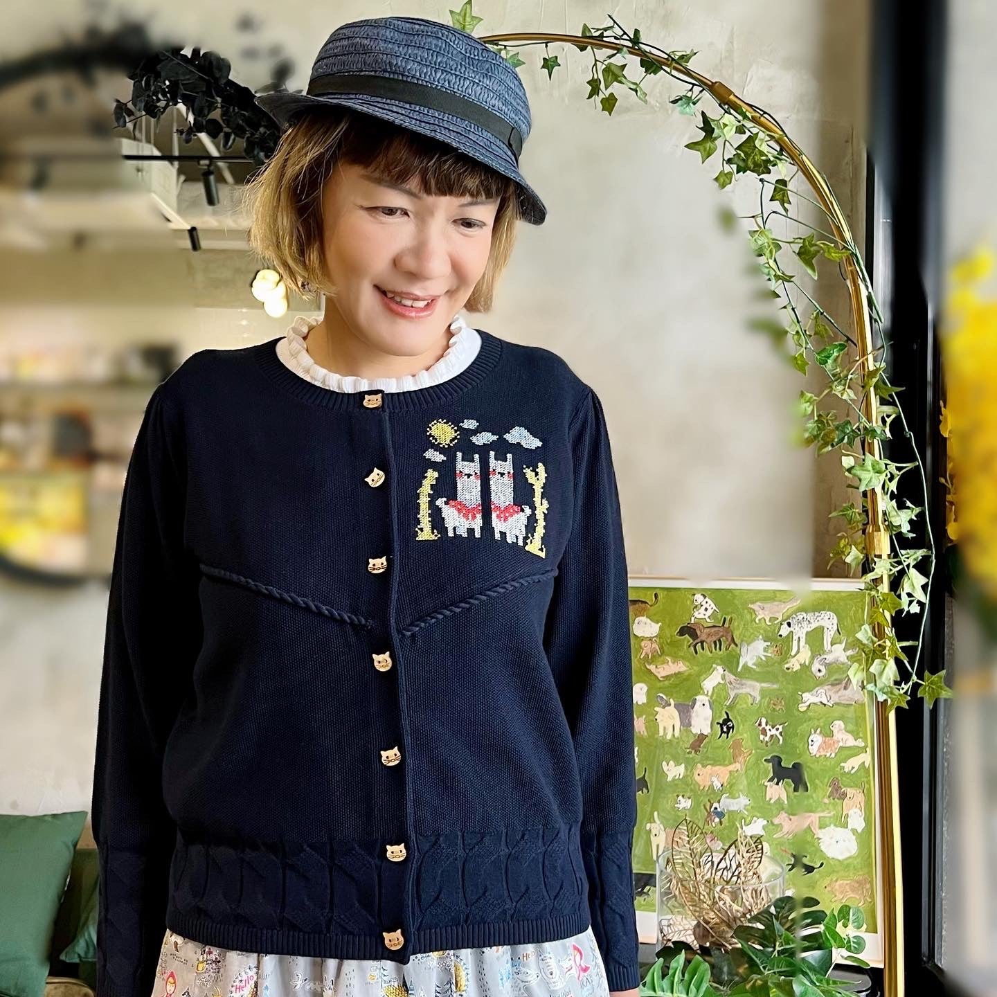 Alpaca Couple Cardigan