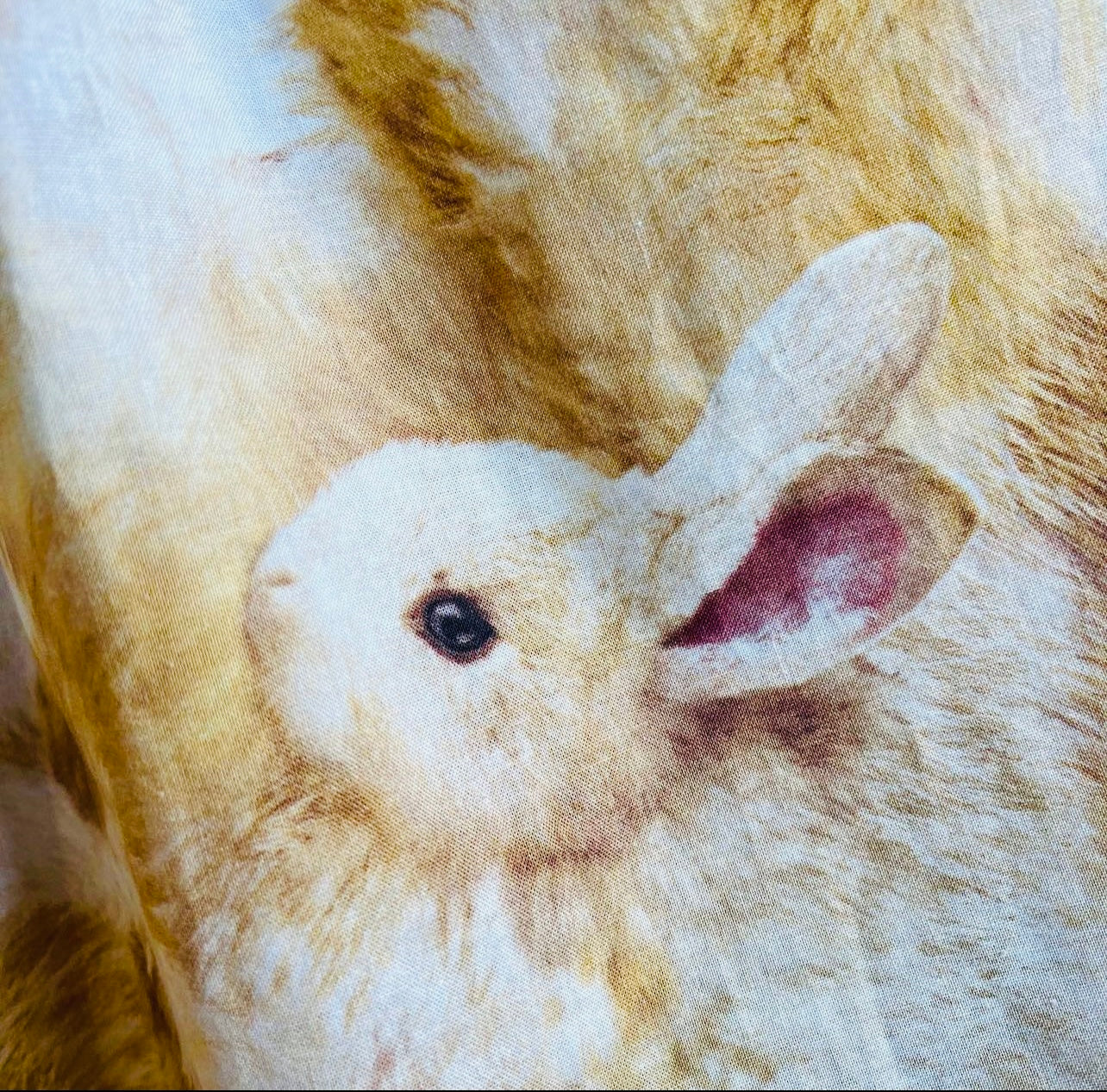Realistic rabbit pattern one piece