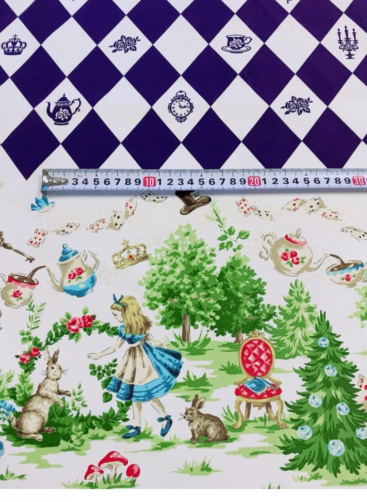 Alice in the wonderland midi skirt