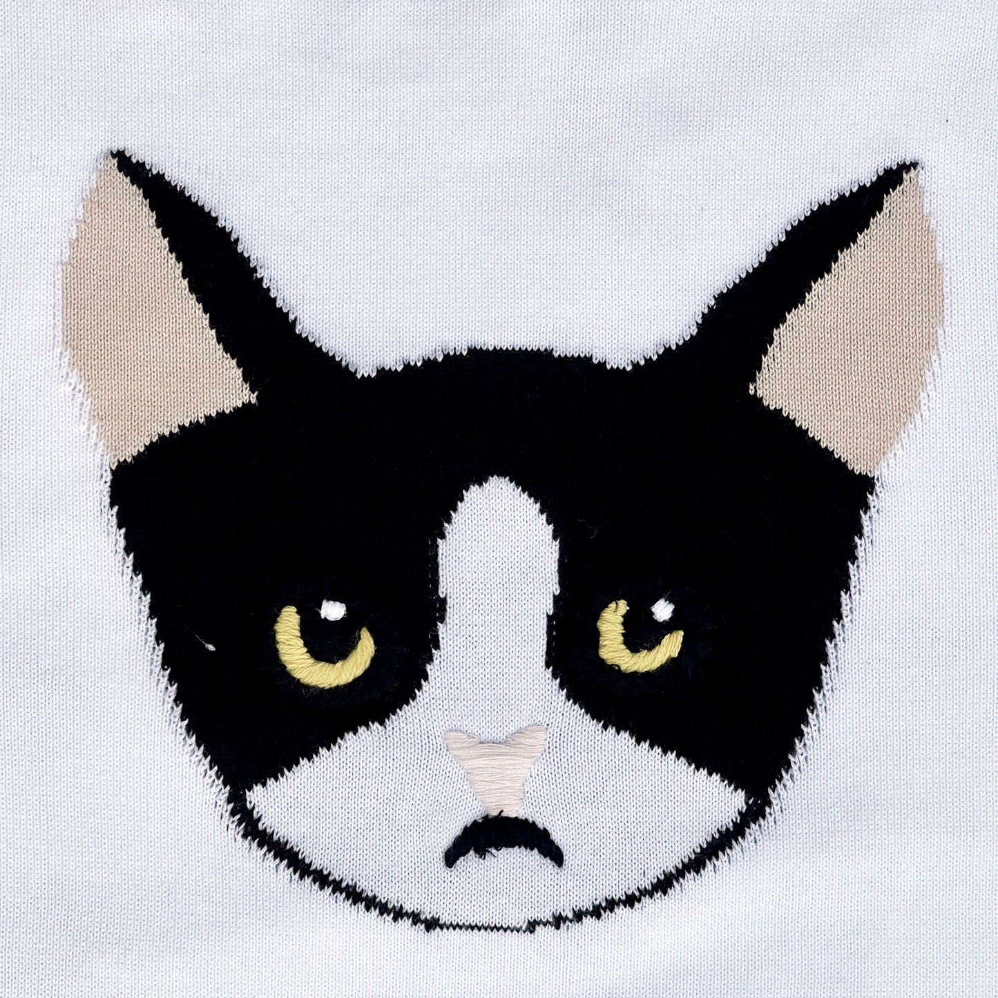 Tuxedo cotton pullover