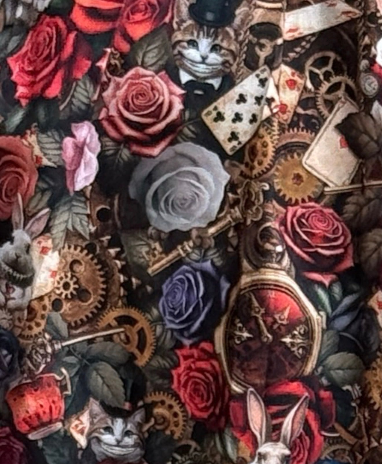Alice in the wonderland midi skirt