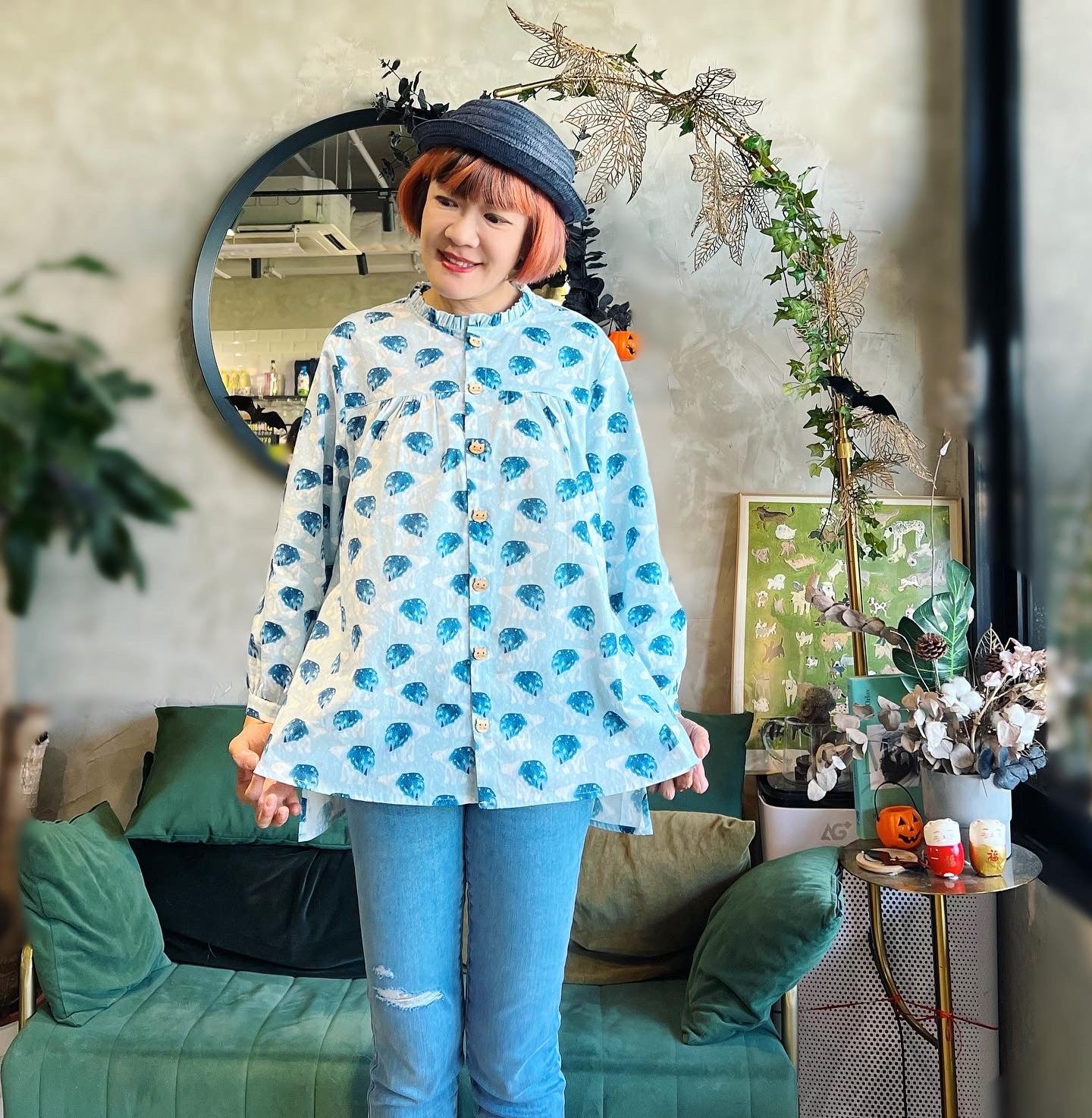 Polar bear loose fit shirt