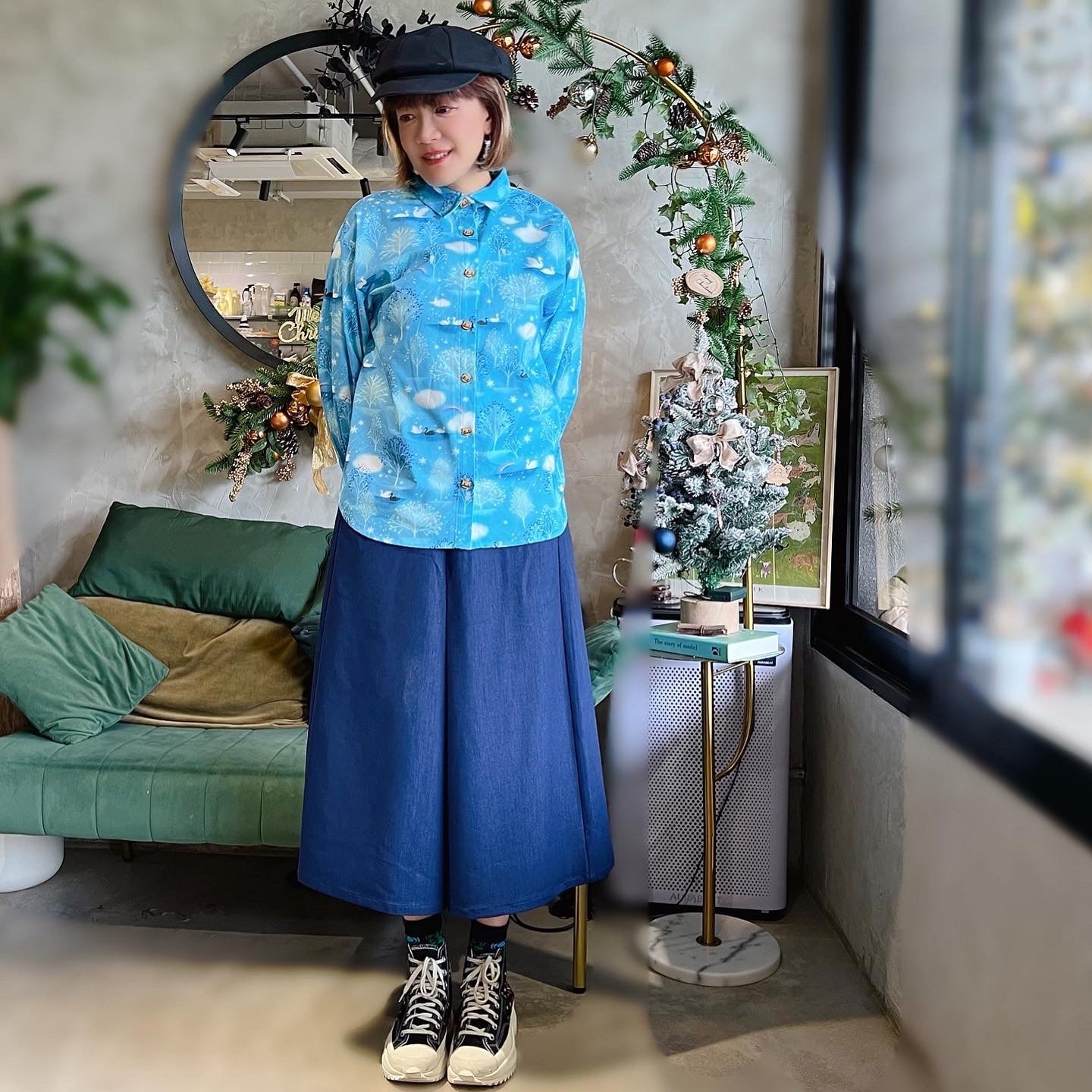 Dreamy Blue Swan Lake Shirt