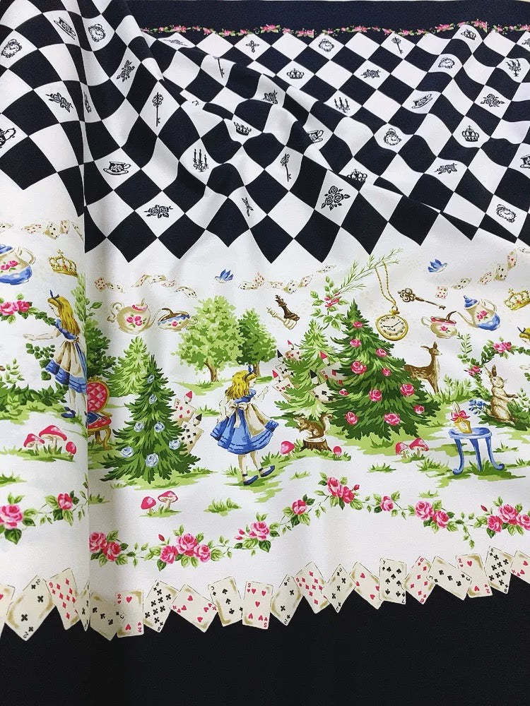 Alice in the wonderland midi skirt