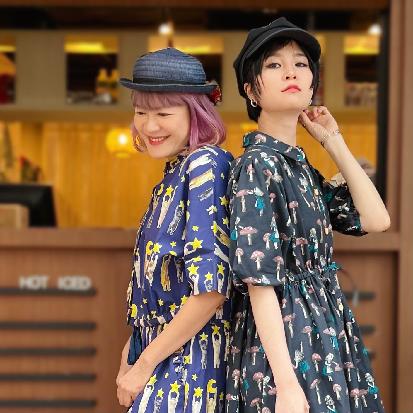 Alice in wonderland and mushroom one piece