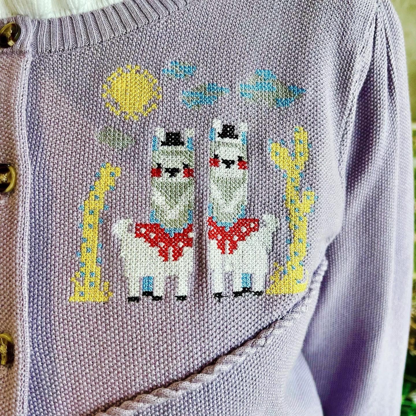 Alpaca Couple Cardigan
