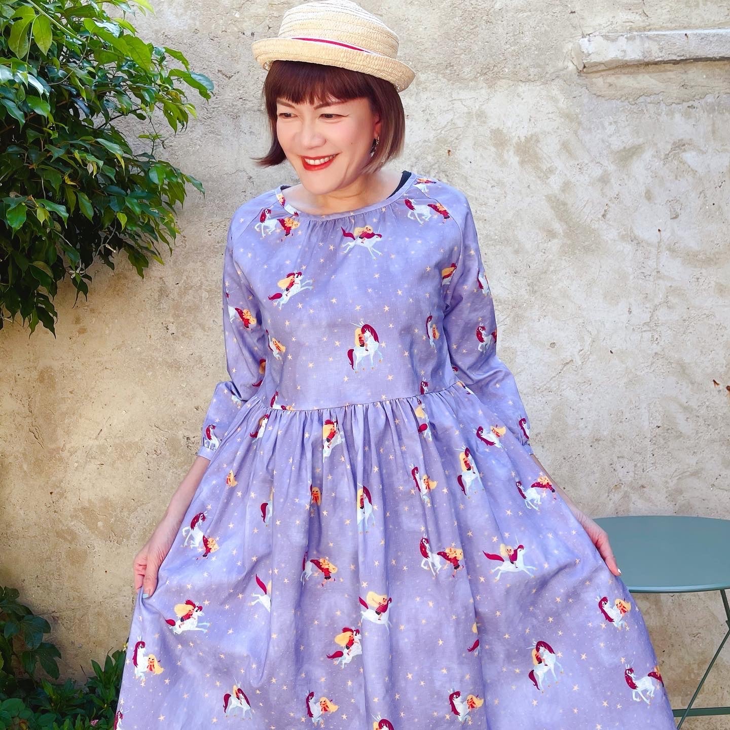 We Together..Unicorn And Girl Loose Fit Dress
