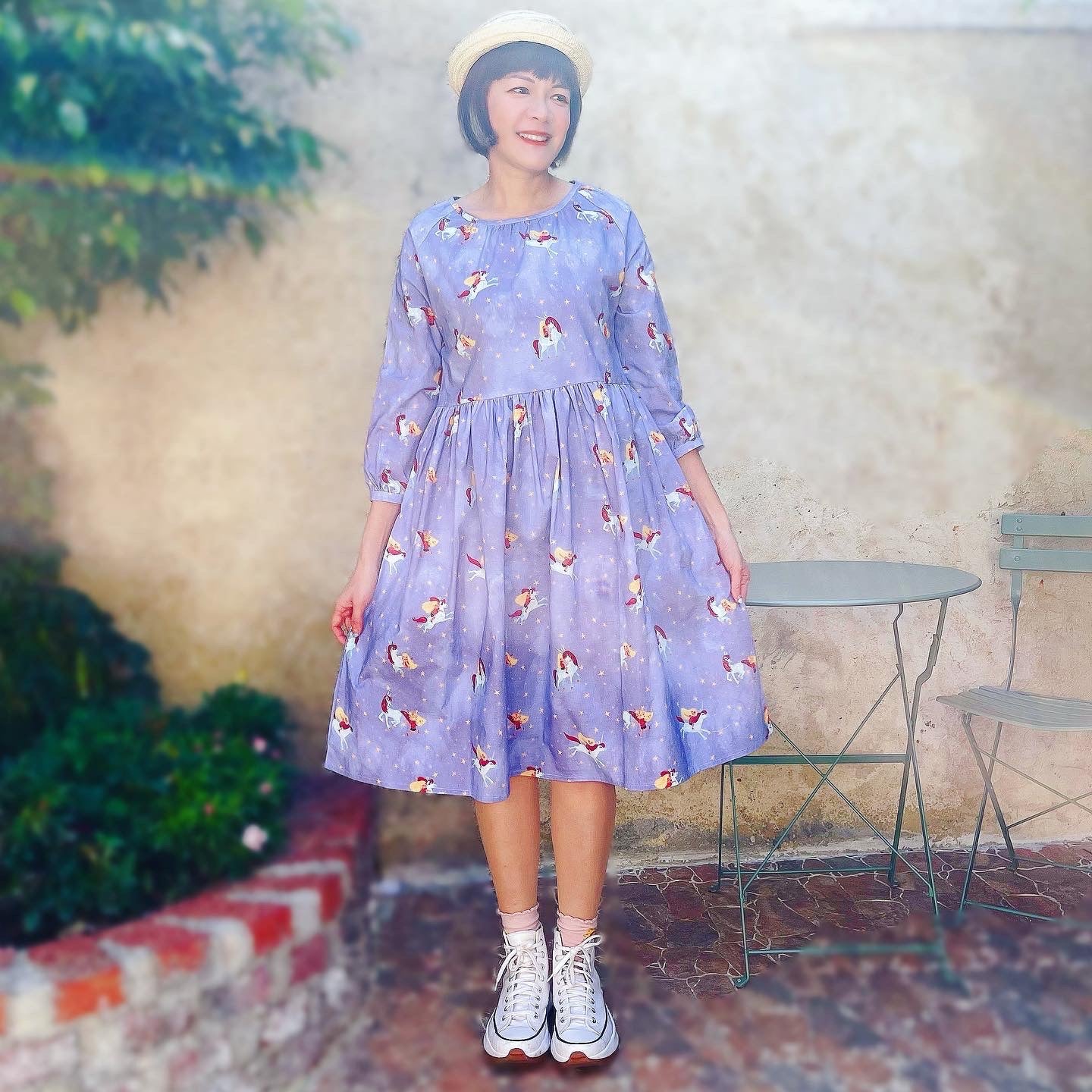 We Together..Unicorn And Girl Loose Fit Dress