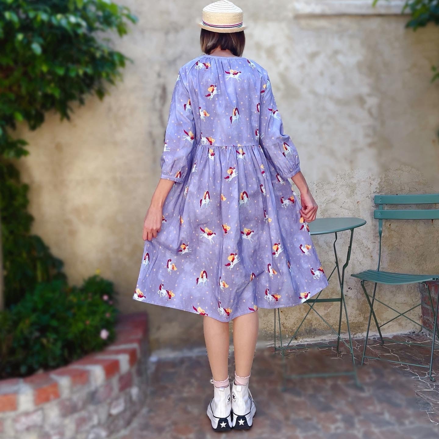 We Together..Unicorn And Girl Loose Fit Dress