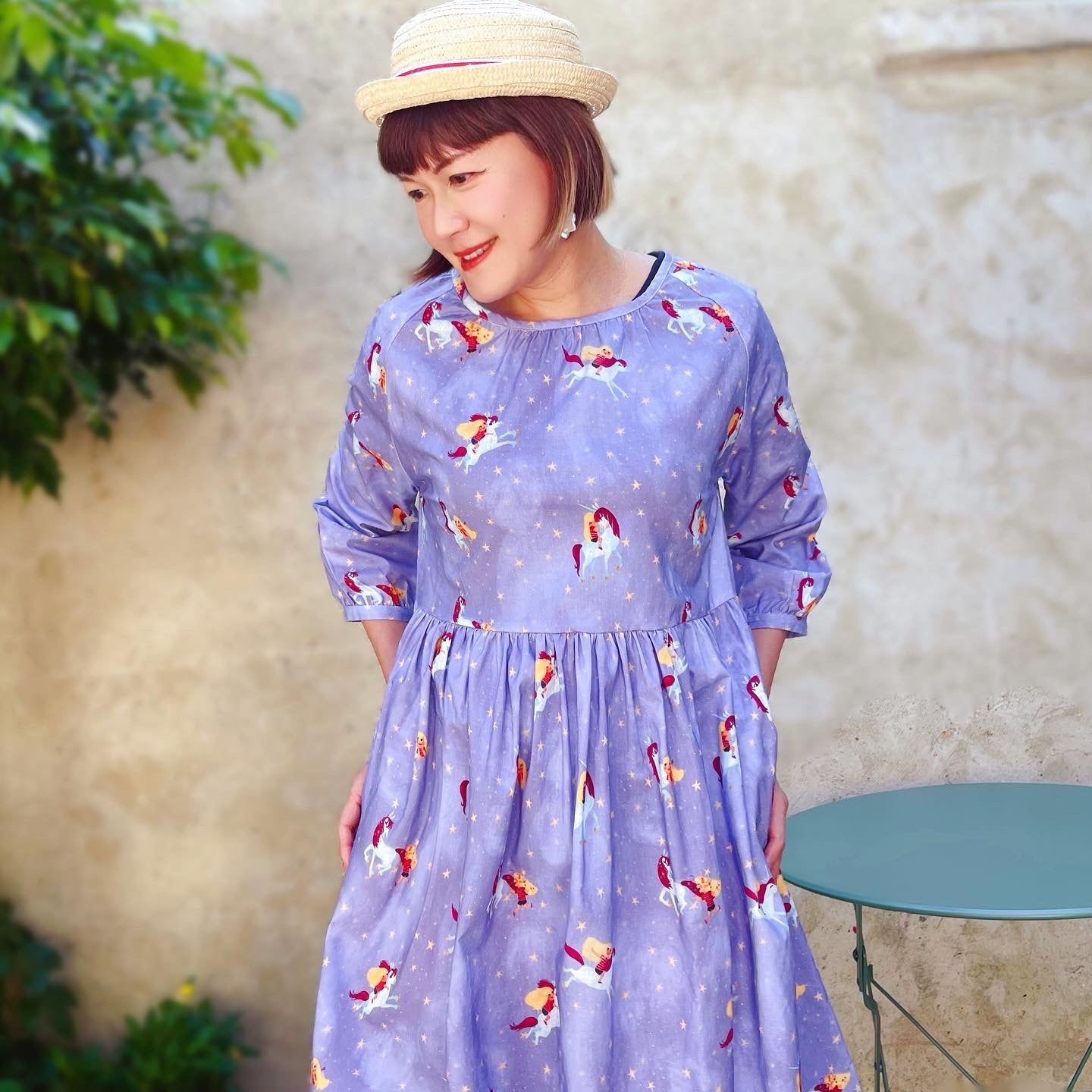 We Together..Unicorn And Girl Loose Fit Dress