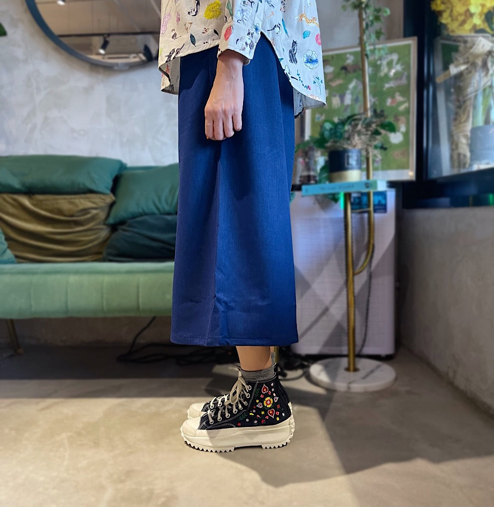 A Line Loose Fit Skirt Pants