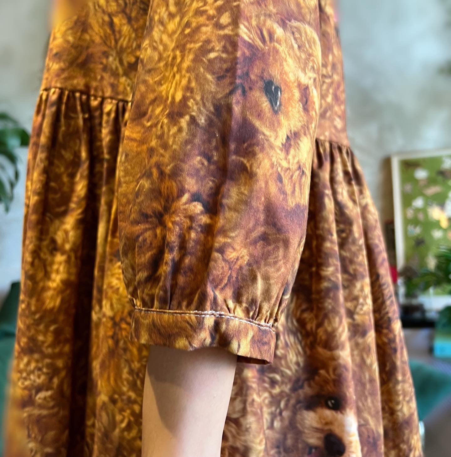 Curly Poodle Loose Fit Dress