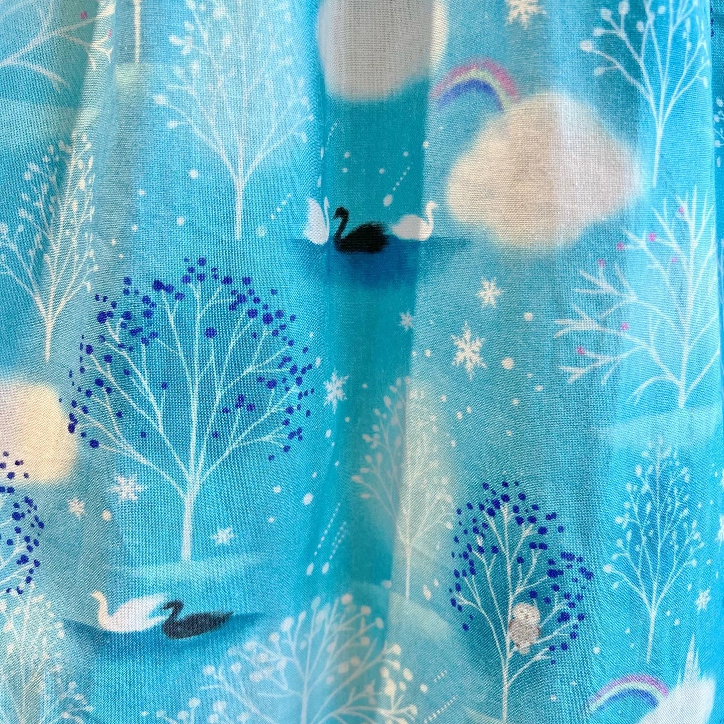 Blue Swan Lake Loose Fit Dress