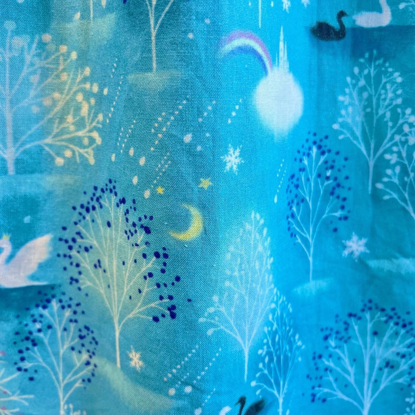 Blue Swan Lake Loose Fit Dress