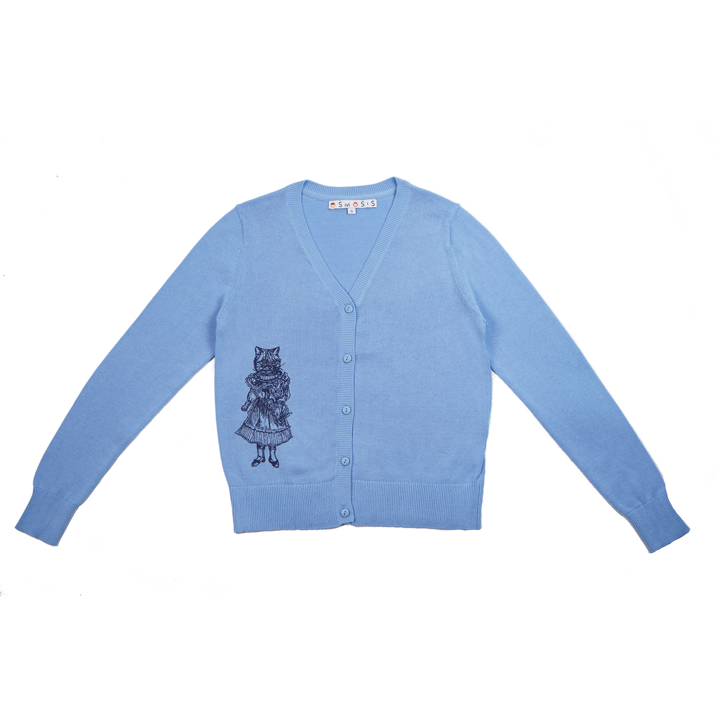 Rabbit Cat Cardigan (100% cotton)